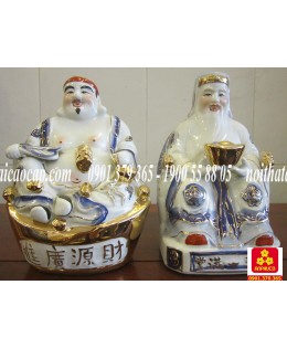 Tượng tài địa xanh 10 in